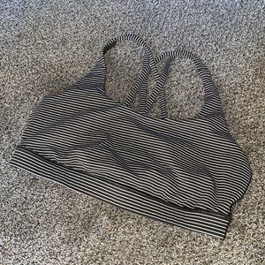 Lululemon striped sports bra